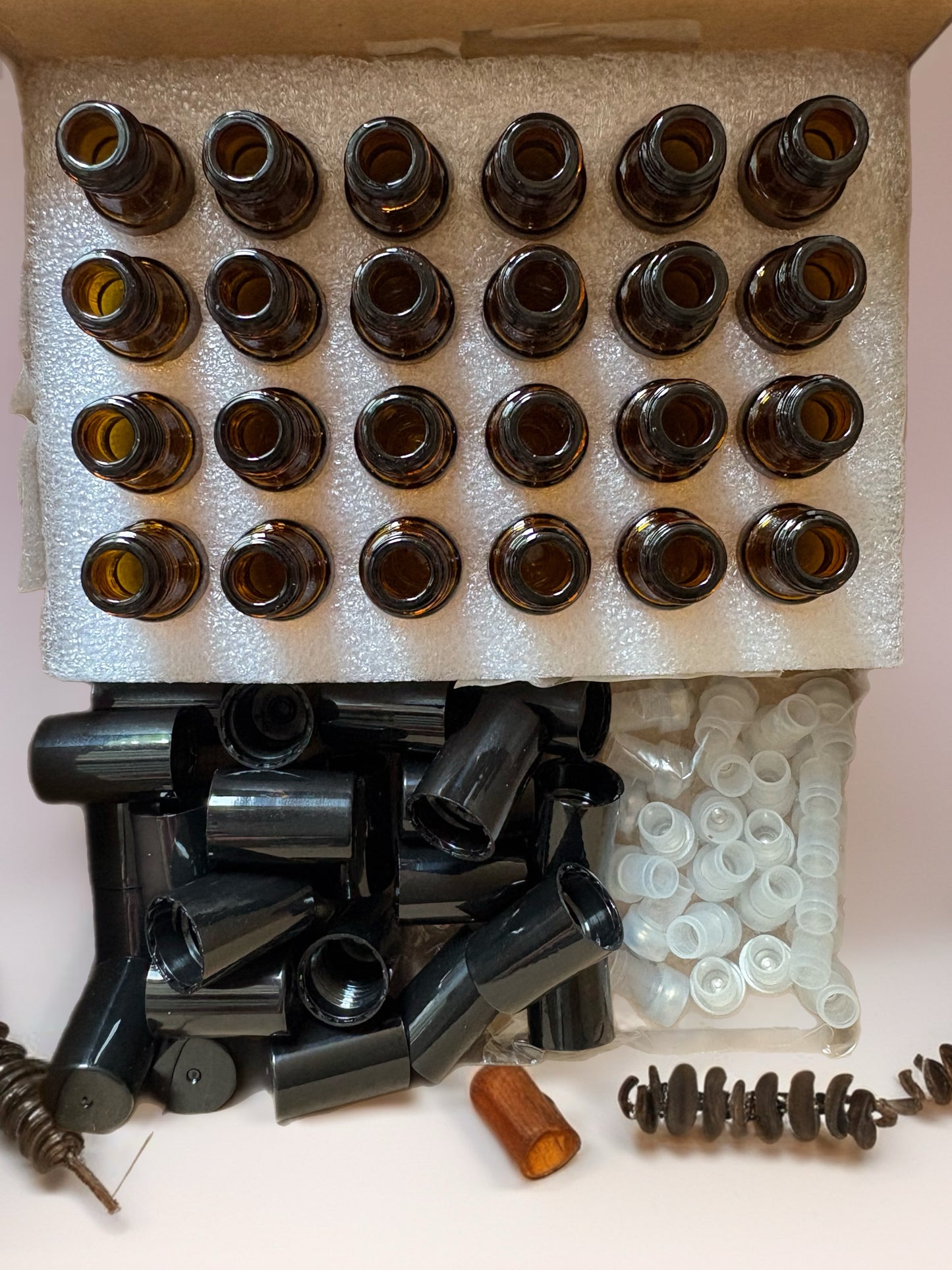 5ml Amber Roller Ball Bottles – Box of 24