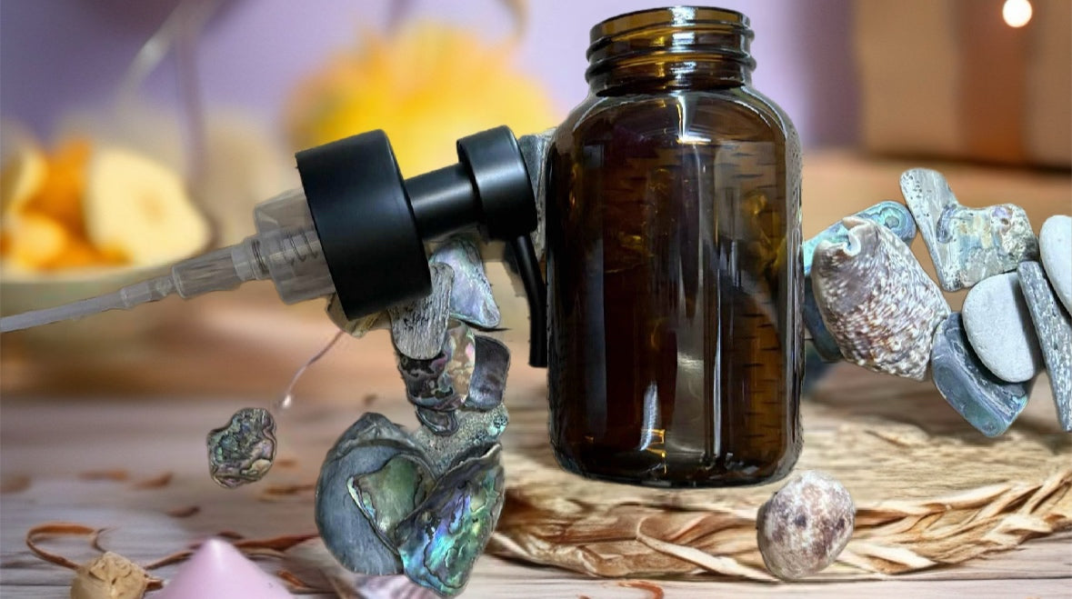 250mL Amber Glass Foaming Hand Soap Bottle.