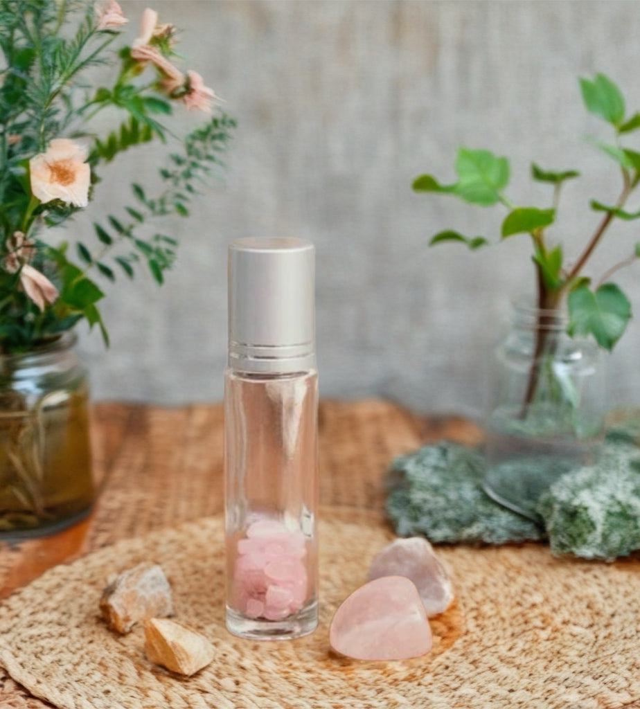 Roller Ball Bottles with Crystals 10ml - (3 pack)