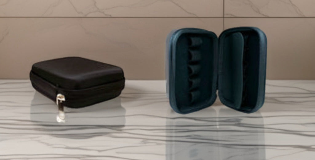 Travel case (hard) holds 10 mL Roller Ball Bottles