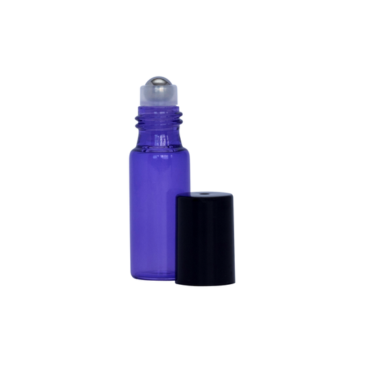 5ml Purple Roller Ball Bottles – Box of 24