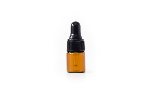 2mL Amber Glass Via with Dropper